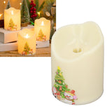 LED Candle Light Battery Powered Flameless Simulation Christmas Decoration Lamp BZ2863‑W‑2