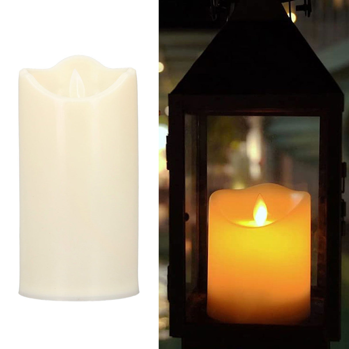 Flameless Candle LED Candlestick Electric Light Home Decoration for Party WeddingLarge