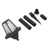 Solar Landscape Light IP45 Waterproof Automatic Decorative Romantic LED Lawn Lamp for Garden Courtyard - Side View