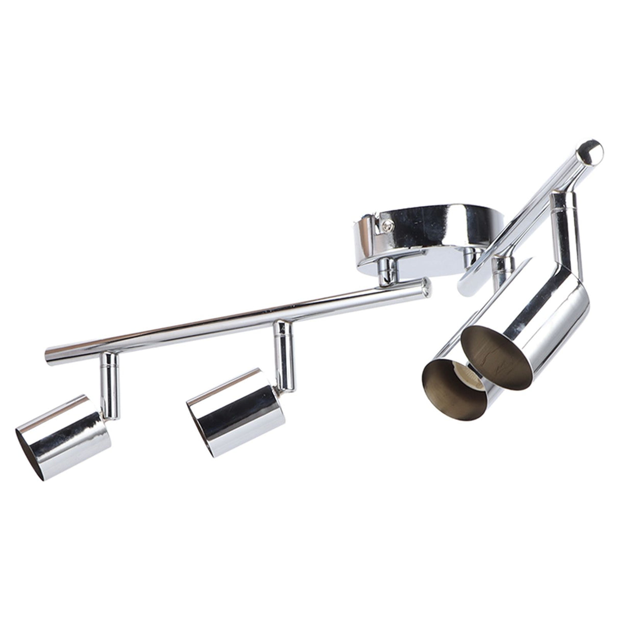 Lamp Holder 4 Head Adjustable Flexible Rotation GU10 Light Holder for Bedrooms Living Rooms Restaurants Offices 85V to 265V