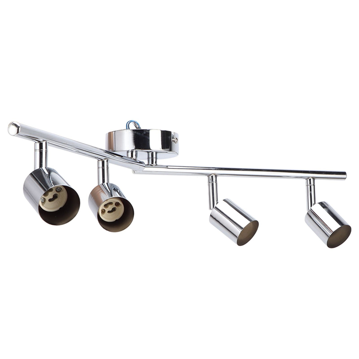 Lamp Holder 4 Head Adjustable Flexible Rotation GU10 Light Holder for Bedrooms Living Rooms Restaurants Offices 85V to 265V