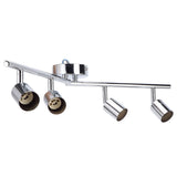 Lamp Holder 4 Head Adjustable Flexible Rotation GU10 Light Holder for Bedrooms Living Rooms Restaurants Offices 85V to 265V - Rear View