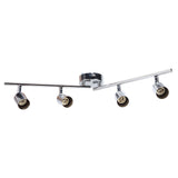 Lamp Holder 4 Head Adjustable Flexible Rotation GU10 Light Holder for Bedrooms Living Rooms Restaurants Offices 85V to 265V