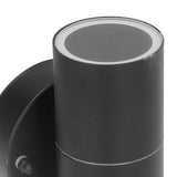 2Pcs GU10 Stainless Steel Outdoor Wall Sconce Waterproof LED Cylinder Up Down Wall Light for Yard Villas Living Rooms 220‑240VBlack - Extra Image
