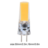6PCS GY6.35 Bulb 5W COB Light Bulb 500lm Silicone Ceiling Lamp Bulb for Living RoomWarm White