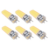 6PCS GY6.35 Bulb 5W COB Light Bulb 500lm Silicone Ceiling Lamp Bulb for Living RoomCold White - Extra Image