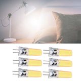 6PCS GY6.35 Bulb 5W COB Light Bulb 500lm Silicone Ceiling Lamp Bulb for Living RoomCold White - Extra Image