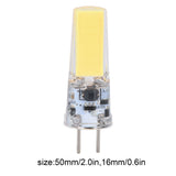 6PCS GY6.35 Bulb 5W COB Light Bulb 500lm Silicone Ceiling Lamp Bulb for Living RoomCold White