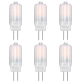 6pcs G4 LED Bulb 12V 360° Luminescence 360° Heat Dissipation Low Power Consumption General Standard Interface Bulbs 3WWarm White