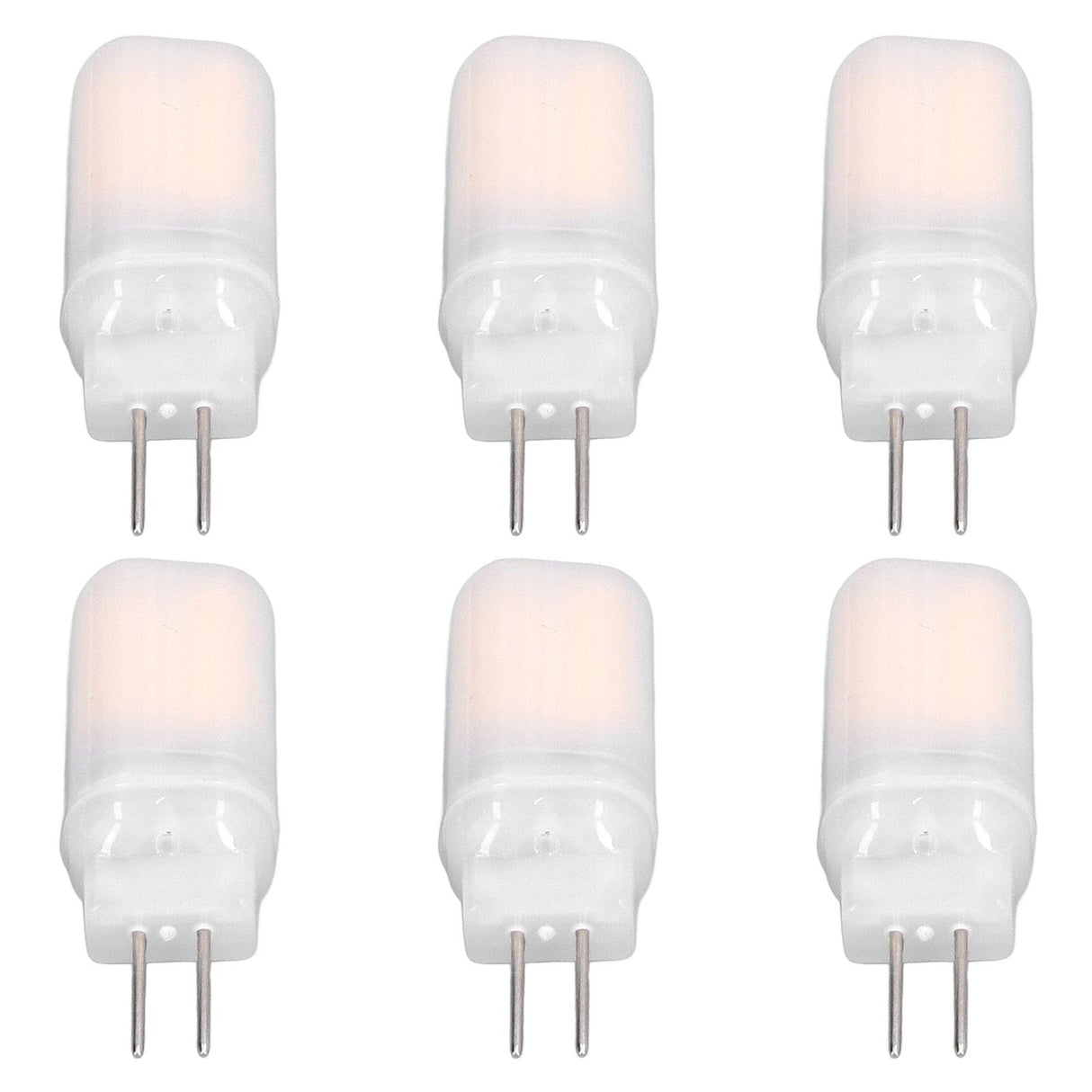 6pcs G4 LED Bulb 12V 360° Luminescence 360° Heat Dissipation Low Power Consumption General Standard Interface Bulbs 3WWarm White