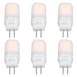 6pcs G4 LED Bulb 12V 360° Luminescence 360° Heat Dissipation Low Power Consumption General Standard Interface Bulbs 3WWarm White