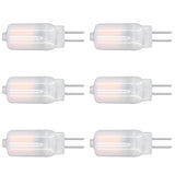 6pcs G4 LED Bulb 12V 360° Luminescence 360° Heat Dissipation Low Power Consumption General Standard Interface Bulbs 3WWarm White