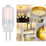 6pcs G4 LED Bulb 12V 360° Luminescence 360° Heat Dissipation Low Power Consumption General Standard Interface Bulbs 3WWarm White