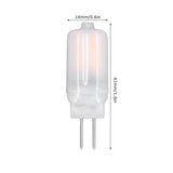 6pcs G4 LED Bulb 12V 360° Luminescence 360° Heat Dissipation Low Power Consumption General Standard Interface Bulbs 3WWarm White