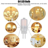 6pcs G4 LED Bulb 12V 360° Luminescence 360° Heat Dissipation Low Power Consumption General Standard Interface Bulbs 3WWarm White - Extra Image