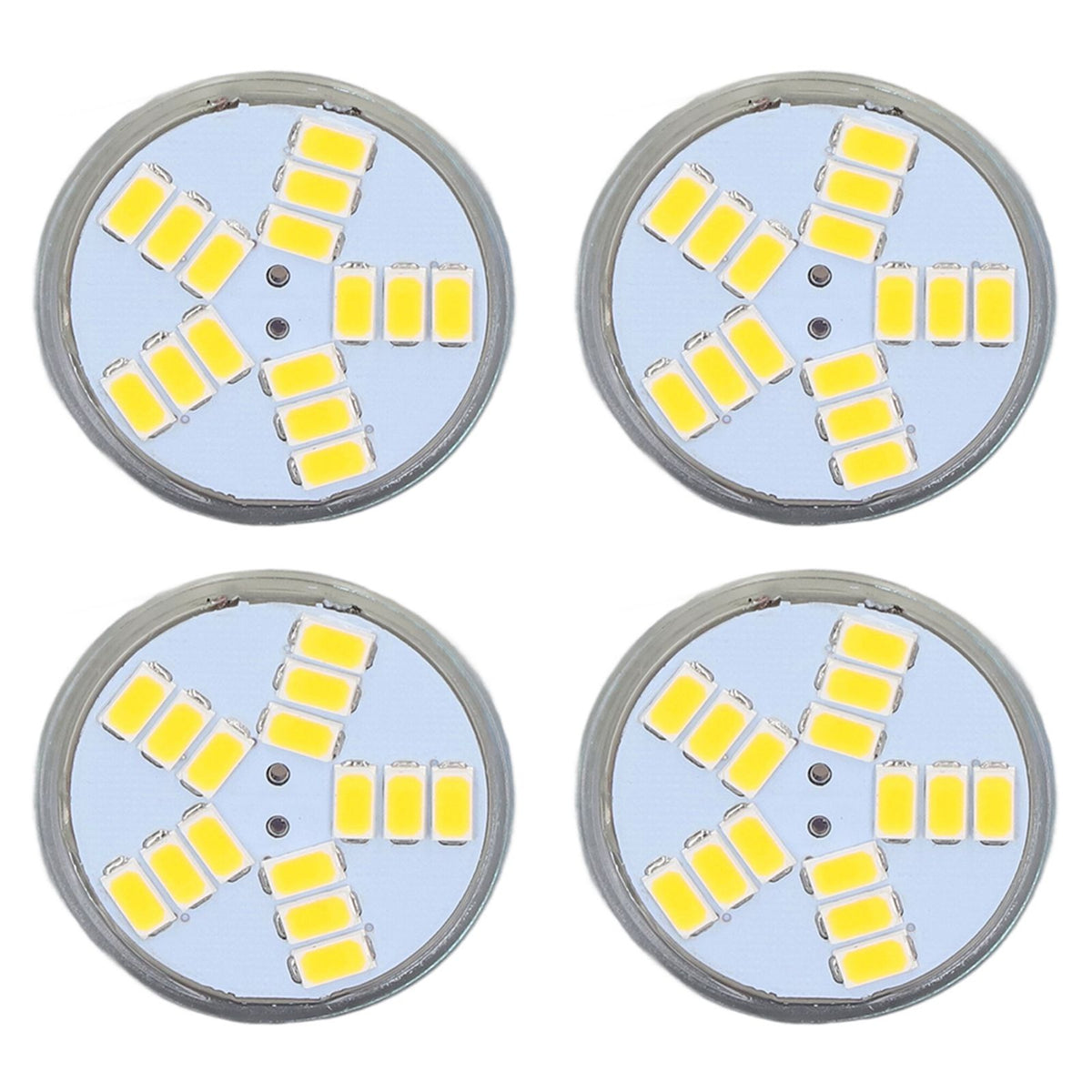 4Pcs MR11 LED Bulb 5W 500lm Bulb Replacement with 15 Beads Double Pin Base for Spotlight Landscape LampWarm White