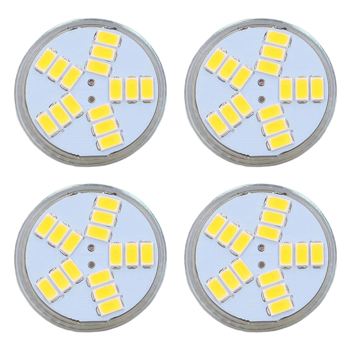 4Pcs MR11 LED Bulb 5W 500lm Bulb Replacement with 15 Beads Double Pin Base for Spotlight Landscape LampWarm White