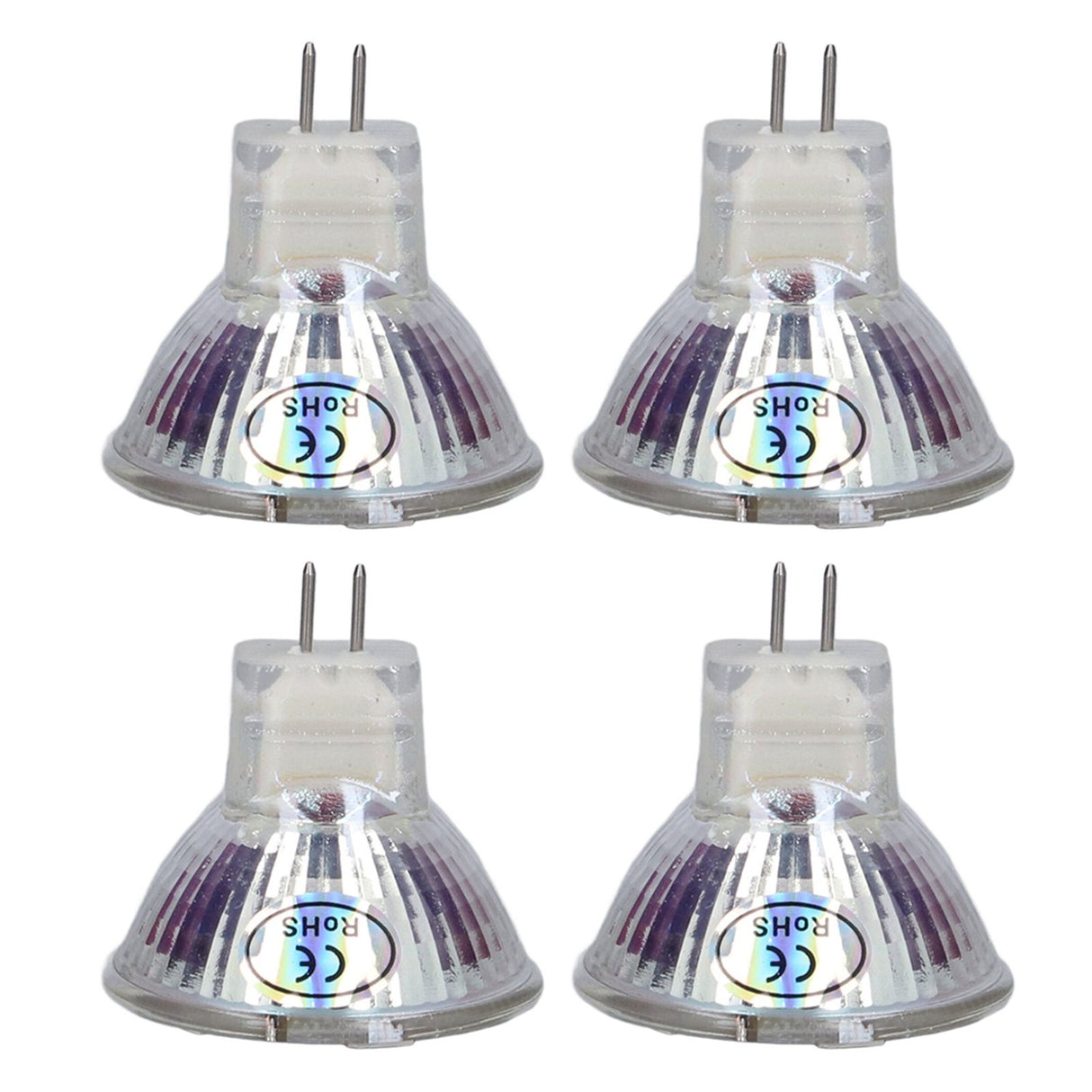 4Pcs MR11 LED Bulb 5W 500lm Bulb Replacement with 15 Beads Double Pin Base for Spotlight Landscape LampWarm White