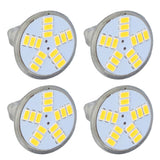 4Pcs MR11 LED Bulb 5W 500lm Bulb Replacement with 15 Beads Double Pin Base for Spotlight Landscape LampWarm White