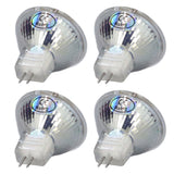 4Pcs MR11 LED Bulb 5W 500lm Bulb Replacement with 15 Beads Double Pin Base for Spotlight Landscape LampWarm White
