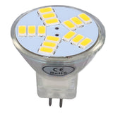 4Pcs MR11 LED Bulb 5W 500lm Bulb Replacement with 15 Beads Double Pin Base for Spotlight Landscape LampWarm White - Extra Image