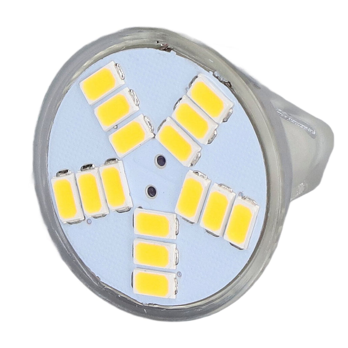 4Pcs MR11 LED Bulb 5W 500lm Bulb Replacement with 15 Beads Double Pin Base for Spotlight Landscape LampWarm White