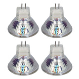 4Pcs MR11 LED Bulb 5W 500lm Bulb Replacement with 15 Beads Double Pin Base for Spotlight Landscape LampCold White