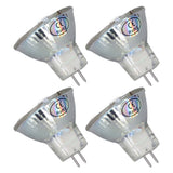 4Pcs MR11 LED Bulb 5W 500lm Bulb Replacement with 15 Beads Double Pin Base for Spotlight Landscape LampCold White