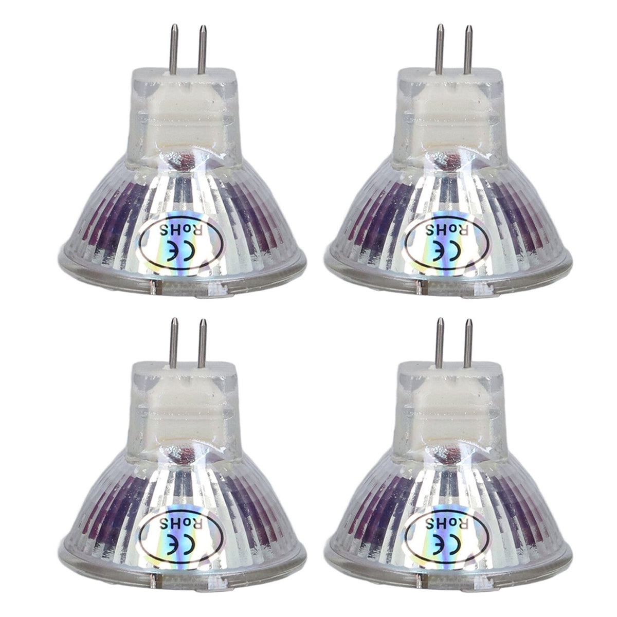 4Pcs MR11 LED Bulb 5W 500lm Bulb Replacement with 15 Beads Double Pin Base for Spotlight Landscape LampCold White