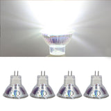 4Pcs MR11 LED Bulb 5W 500lm Bulb Replacement with 15 Beads Double Pin Base for Spotlight Landscape LampCold White - Extra Image
