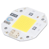 COB Lamp Bead High Power LED Chip High Brightness COB Light Emitter Drive Free for DIY Lighting 110V50W Cold White 5800K-6500K - Top-Down View