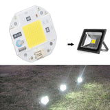 COB Lamp Bead High Power LED Chip High Brightness COB Light Emitter Drive Free for DIY Lighting 110V50W Cold White 5800K-6500K