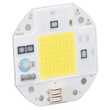 COB Lamp Bead High Power LED Chip High Brightness COB Light Emitter Drive Free for DIY Lighting 110V50W Cold White 5800K-6500K