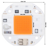 High Power LED Chip Plant Grow Light 380‑800NM COB Lamp Beads Drive Free for DIY Hydroponic Growing Light 220V70W - Extra Image