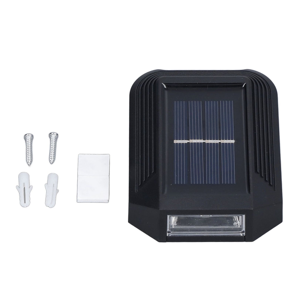 Outdoor Solar Wall Lights Outside Exterior Light Fixture 6LED IP65 Protection for Outdoor Decoration Garden CourtyardWhite Light