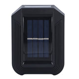 Outdoor Solar Wall Lights Outside Exterior Light Fixture 6LED IP65 Protection for Outdoor Decoration Garden CourtyardWhite Light