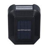 Outdoor Solar Wall Lights Outside Exterior Light Fixture 6LED IP65 Protection for Outdoor Decoration Garden CourtyardWhite Light - 45-Degree Angle