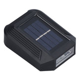 Outdoor Solar Wall Lights Outside Exterior Light Fixture 6LED IP65 Protection for Outdoor Decoration Garden CourtyardWhite Light