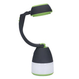 Multifunctional LED Camping Light USB Rechargeable Lamp Outdoor Hiking Flashlight Table Desk Lamp Power Bank - Top-Down View