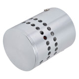LED Aluminum Spiral Hole Wall Light Heat Resistance 3W Dimmable Spiral Lamp 90-100LM AC85‑265VPure White - Front View