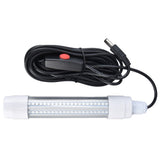 Fishing Light 126 LED IP68 Waterproof 1000lm Submersible Night Fish Finder Lamp 13W AC12‑36VWhite Light - Side View