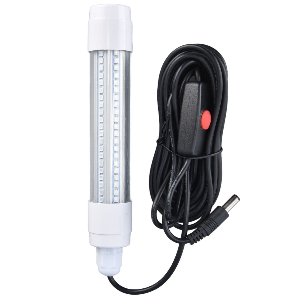 Fishing Light 126 LED IP68 Waterproof 1000lm Submersible Night Fish Finder Lamp 13W AC12‑36VBlue Light