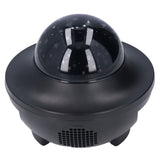 LED Bluetooth Star Projector RGB Night Light USB Charging 4 Mode Star Projection Light for Bedroom - Rear View