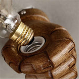Wall Light Decoration Holder Novelty Fist Shape Wall Lamp Holder Wall Art Decoration for Bar Restaurant Cafe Left Hand