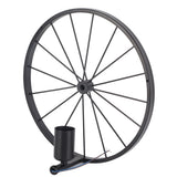 Wall Lamp Decorative Wheel Light Retro Industrial Style Iron for Balcony Corridor Black