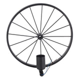 Wall Lamp Decorative Wheel Light Retro Industrial Style Iron for Balcony Corridor Black