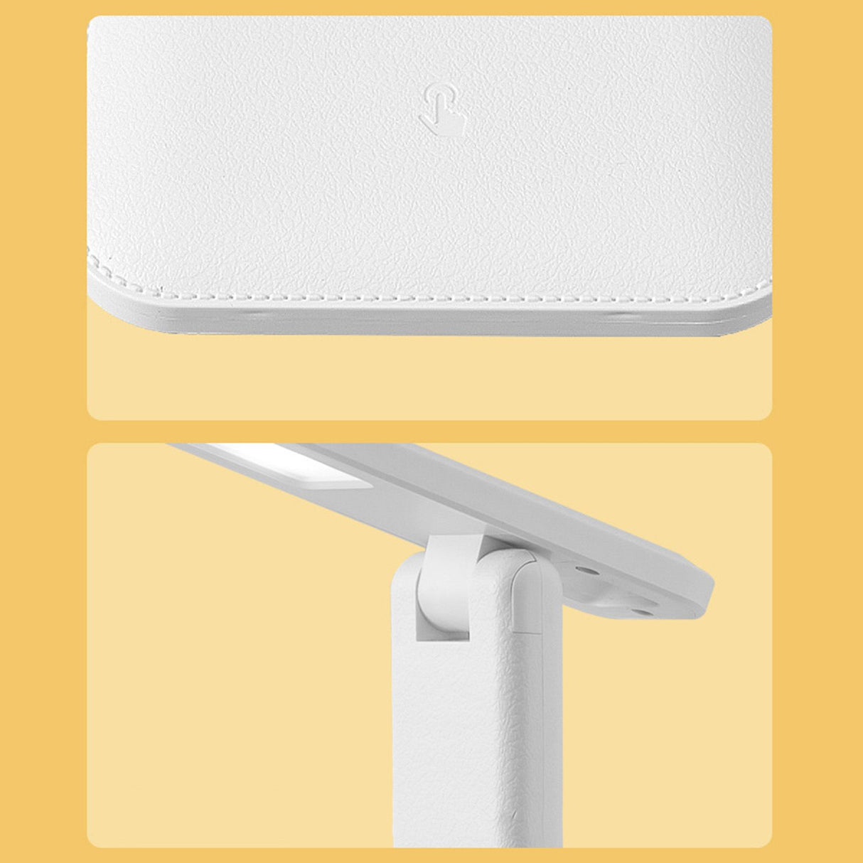 Table Lamp Eye Protection Touch Dimming Charging 180 Degree Flip Folding Stand Design LED Learning Desk Lamp Rechargeable Version
