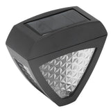 LED Solar Wall Lamp Soft Warm Light Long Battery Life IP44 Wall Light for Home Courtyard Lawn Garden - Close-Up Angle