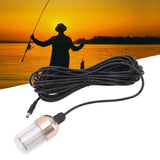 LED Fishing Light Super Bright 60 LEDs 3000lm 30W IP68 Waterproof Underwater Night Fishing Lamp 12‑60V Yellow Light - Extra Image