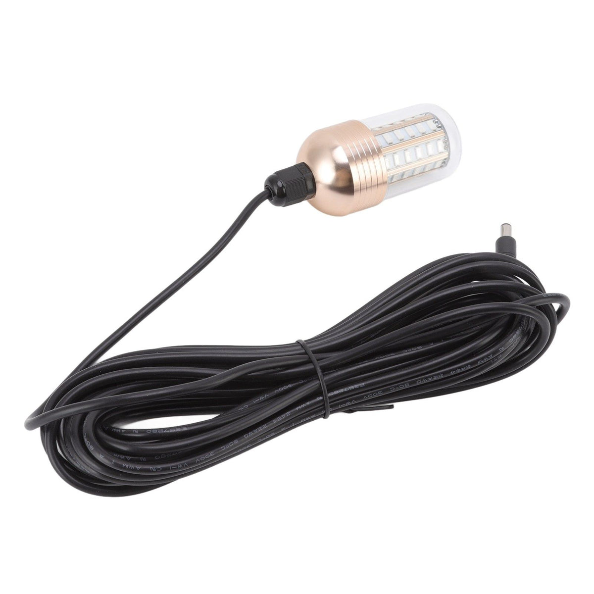 LED Fishing Light Super Bright 60 LEDs 3000lm 30W IP68 Waterproof Underwater Night Fishing Lamp 12‑60V White Light